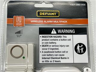 Defiant Wireless Home Security Door/Window Alarm Kit